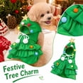 thumbnail image 4 of Christmas Dog Christmas Outfit Featuring Layered Ruffle Trim and Star Trim for Festive Holiday Gatherings, A Cozy Small Dog for Puppy Walks and Photo Sessions, and A Cute Pet, 4 of 6