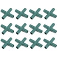 thumbnail image 1 of Paquete de 12 conectores de 4 vías de PVC resistentes de 16 mm para marco de invernadero, 1 of 1