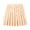 Light Yellow, variant on Women's Casual Pleated Skirt Versatile Skirt for Daily Wear Work Study Party Dance with Color Block Design Beach Skirt XS