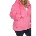 thumbnail image 5 of White Mark Women's Plus Size Sherpa Hooded Jacket, 5 of 5