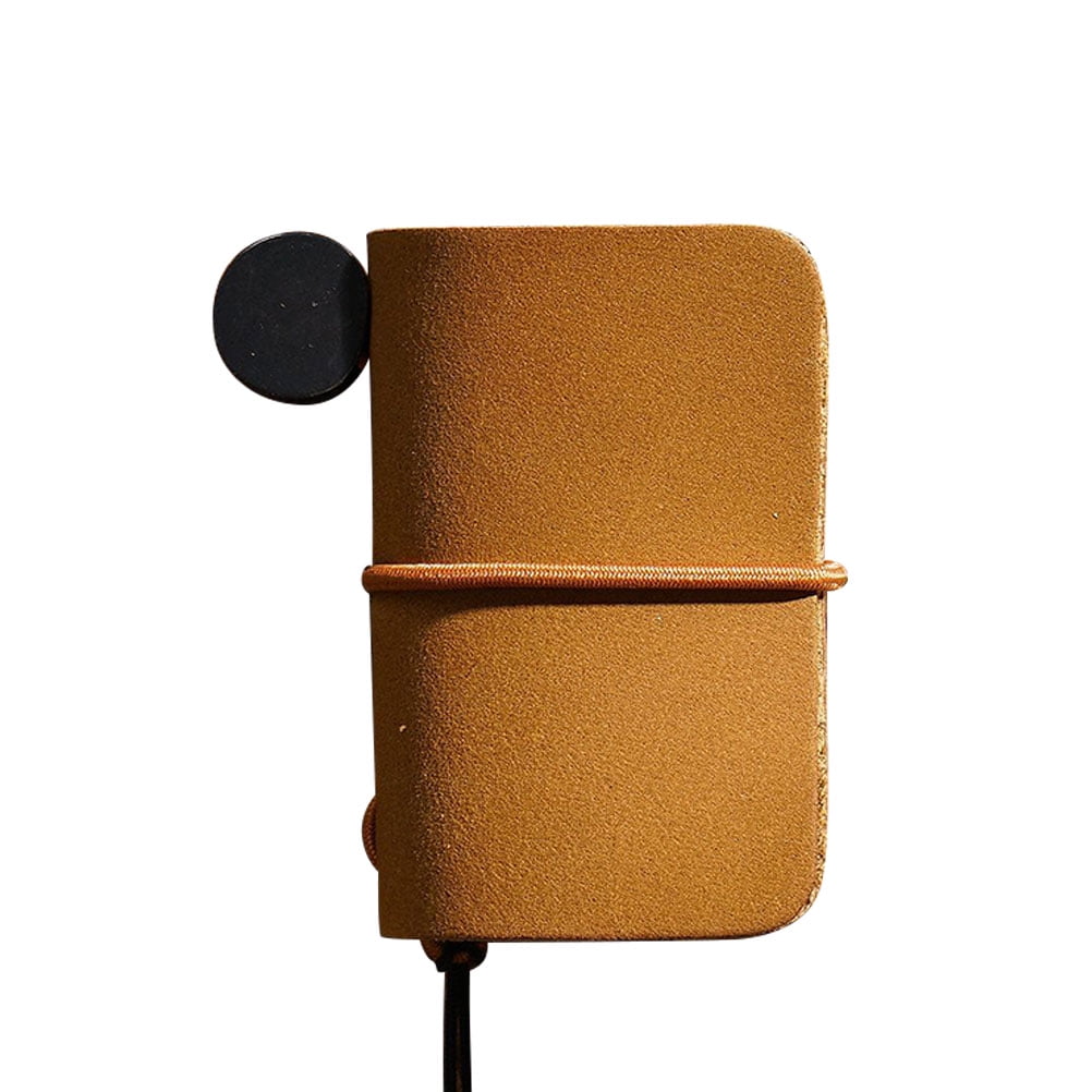 Practical Mini Notepad Notebook School Supplies Office Worker Students Stationery for Home Office (Light Tan)