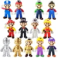 thumbnail image 2 of Juguetes de Super Mario Figuras de Mario bros Luigi Odyssey Figuras de acción de Mario Bros Figuras de juguete de PVC de Mario Modelo de figura de anime de Super Mario, 2 of 5