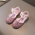 thumbnail image 6 of Toddler Girls Princess Shoes Dress Shoes Sandals Flower Girl Shoes Wedding Party Low Heels Flats for Child, 6 of 9