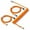 Orange, variant on C04 2 in 1 Custom Coiled USB C Cable for Gaming Keyboard-Detachable Double Sleeve Spiral Cable with 5 Pin Aviator Connector for PS4,Xbox-USB A To Type C&Type C To Type C(1.62+3.28inch)-Orange