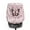 Pink Flowers Butterfly, variant on KUIFORTI Car Seat Sun Shade Cover, Highland Cow Car Seat Cover with Elastic Bottom, Block Sunlight UV Ray Keeps Baby Seat at A Cool Temperature, 40" x 25" Baby Travel Accessories