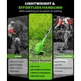 thumbnail image 3 of YAHHU 21V Cordless 3-in-1 String Trimmer, Trimmer, Edger & Mower with Multi-Blade System for Effortless Lawn & Garden Care, 3 of 8