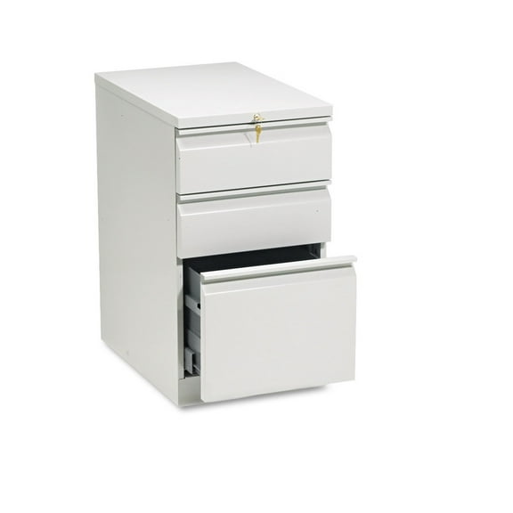 HON 3 Drawers Vertical Lockable Filing Cabinet, Gray