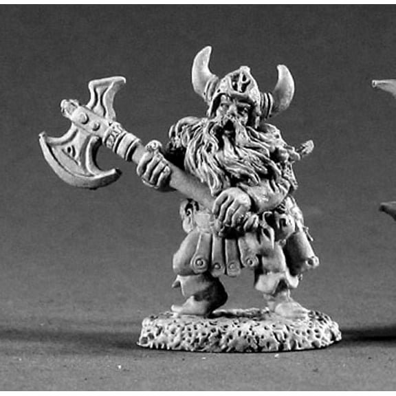 Reaper Miniatures Linroc Brightrune - Male Fighter w/2-Handed Axe New
