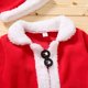 thumbnail image 5 of Conjunto de ropa navideña infantil, traje adorable de Papá Noel (como se muestra)., 5 of 7