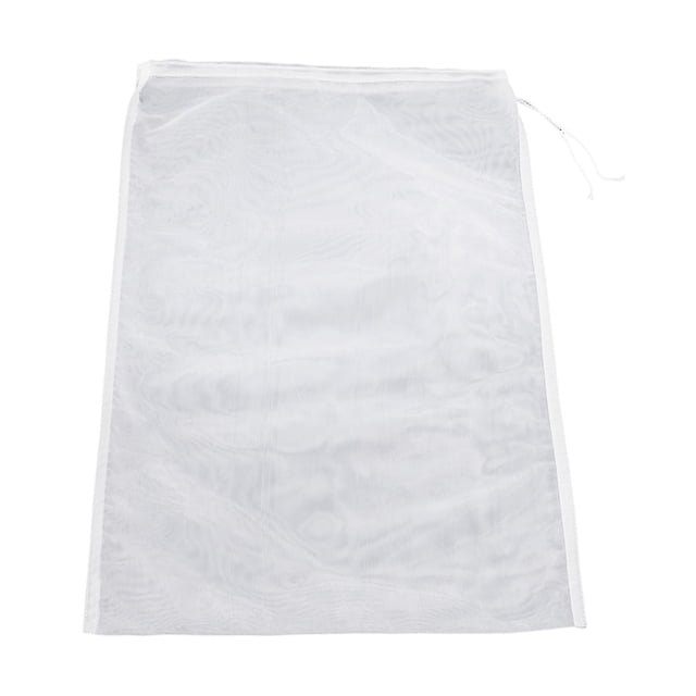 FEISHENTT Aquarium Filter Bags Large - Reusable Fish Tank Filter Media Mesh Bags with Plastic Zipper