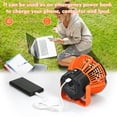 thumbnail image 4 of Ventilador recargable USB 2 en 1 con luz LED Ventilador portátil para pesca Camping Oficin Abanopi Admirador, 4 of 6