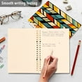 thumbnail image 4 of FORMRS 1-Subject Spiral Notebook 8" x 5" College Ruled 60 Refillable Sheet A5 Hard Cover, Yellow Geometric, 4 of 7