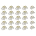 thumbnail image 1 of Kit de 25 conectores de tira LED COB de 2 pines y 5 mm para uniones de tira a cable y de tira a tira en tiras de luces LED de 5 V a 24 V CC, 1 of 6