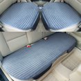 thumbnail image 4 of Funda cálida para asiento de coche para asiento delantero, trasero o conjunto completo, protector de asiento flocado, almohadilla de cojín antideslizante, universal para automóvil, 4 of 5