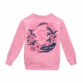 thumbnail image 3 of WOYY Big Girl's Sweatshirt Flower Print Casual Loose Sweatshirt Children's Pullover, 3 of 5