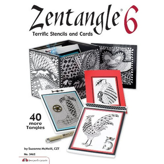 Pre-Owned Design Originals-Zentangle 6 (Paperback) 1574213393