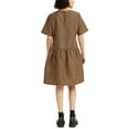 thumbnail image 2 of Levi's Robe en Taffetas à Carreaux Raya pour Femmes, Kaki/s, 2 of 2