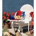 thumbnail image 3 of Mesa auxiliar de patio Adams, de resina blanca, plegable, 39 x 44 x 50 cm, 3 of 7
