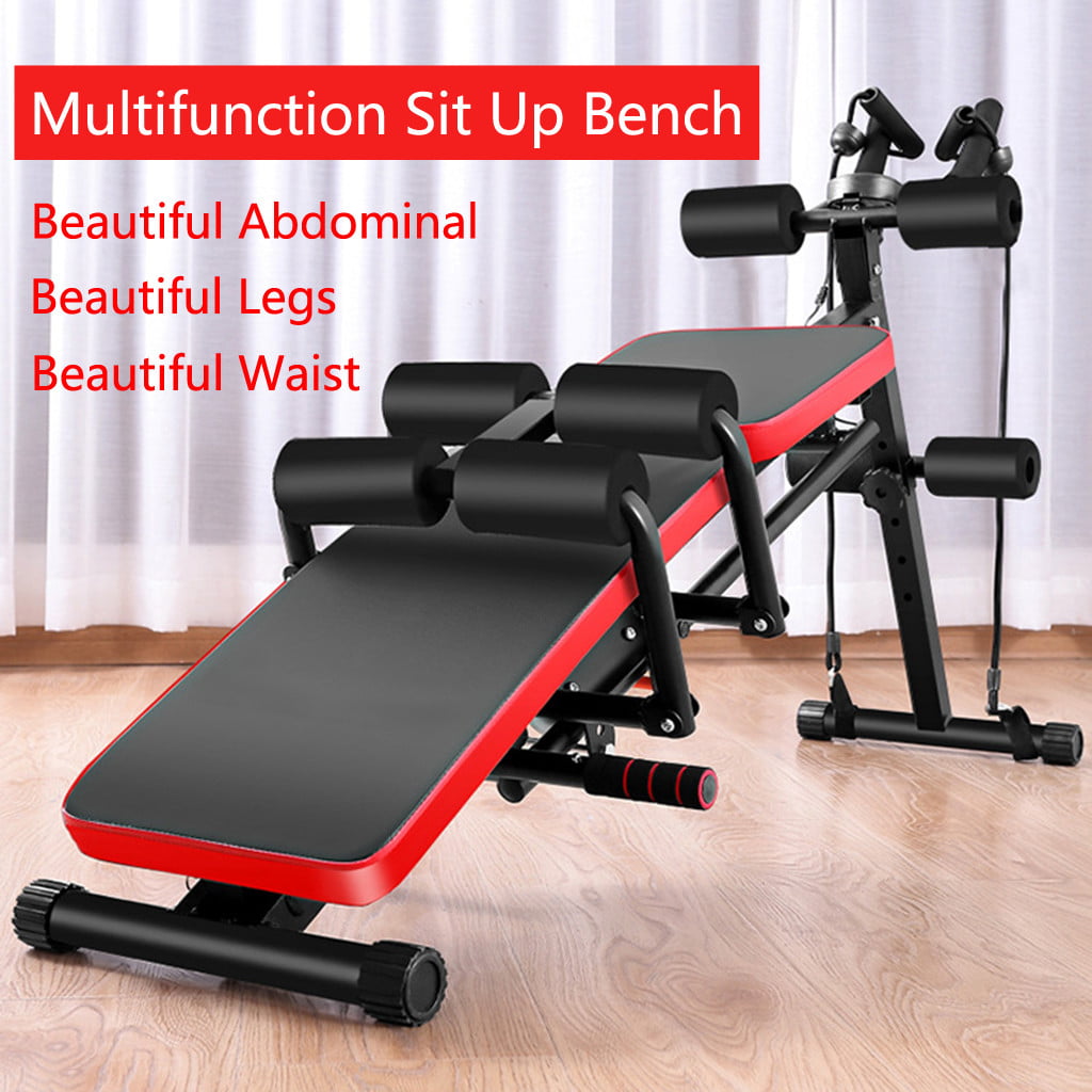 Details about   Folding Free Weight Training Weight Bench Abdominal training Sit Up Bench US 