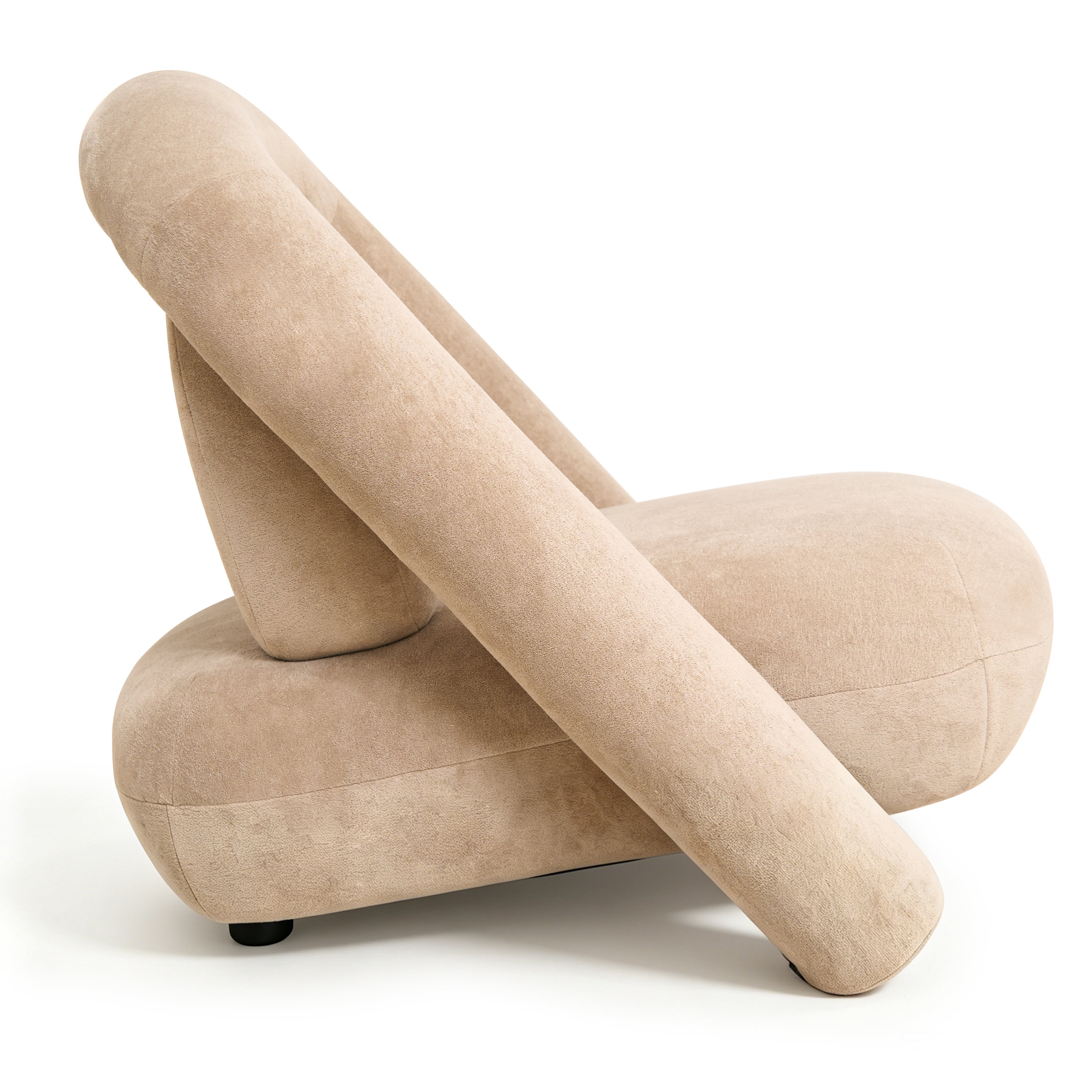 Ultra-Slim Velvet Armless Sofa 32 Inch Width High-Resilience Foam for Living Room Bedroom Small Space