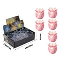thumbnail image 3 of Xecvkr LED Acrylic Electronic Candle Light Christmas Night Light Multicolor Tulip Style Energy Saving Small Home Table Lamp 2.55in 6pcs, 3 of 6