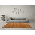 thumbnail image 3 of Ahgly Company Indoor Square Abstract Orange Modern Area Rugs, 8' Square, 3 of 4
