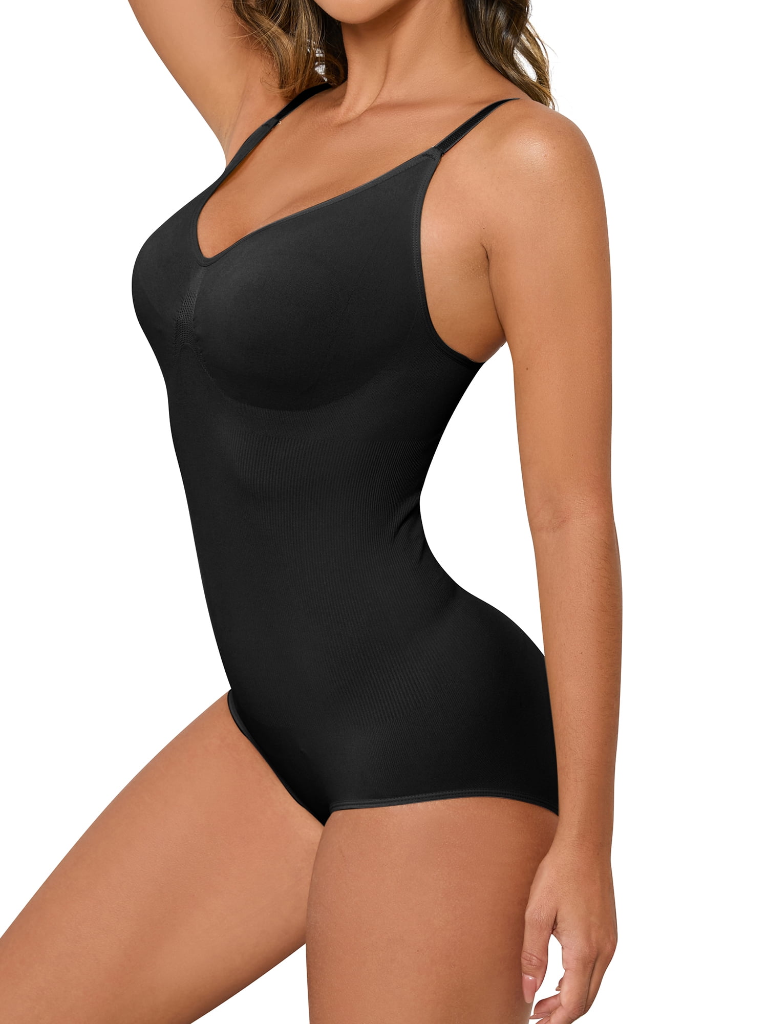 Seamless Shapewear Bodysuit for Women – Stretch Body Shaper One Piece