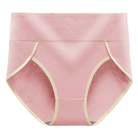Holiday Savings! Horkkom Cotton Underwear for Women Plus Size High Waisted Color Block Ladies Panties Comfy Breathable Underwear  Gifts for Women