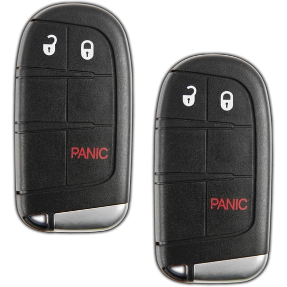 Key Fob Replacement for 2011 2012 2013 2014 2015 2016 2017 2018 2019 2020 Chrysler 300 Challenger Hellcat Charger Journey Keyless Entry Remote, 3-Button M3N-40821302 - 2 Pack