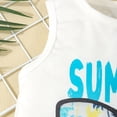 thumbnail image 6 of Toddler Boy Outfits Baby Set Kids Spring Summer Cotton Hawaii Printed Short-sleeved Training 0 3 6 12 18 24 Months T-Shirt Tops+Shorts & Shorts 2PCS, 6 of 7