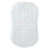 HALO BassiNest Mattress Pad Cover, Waterproof Mattress Protector for Bassinet, White