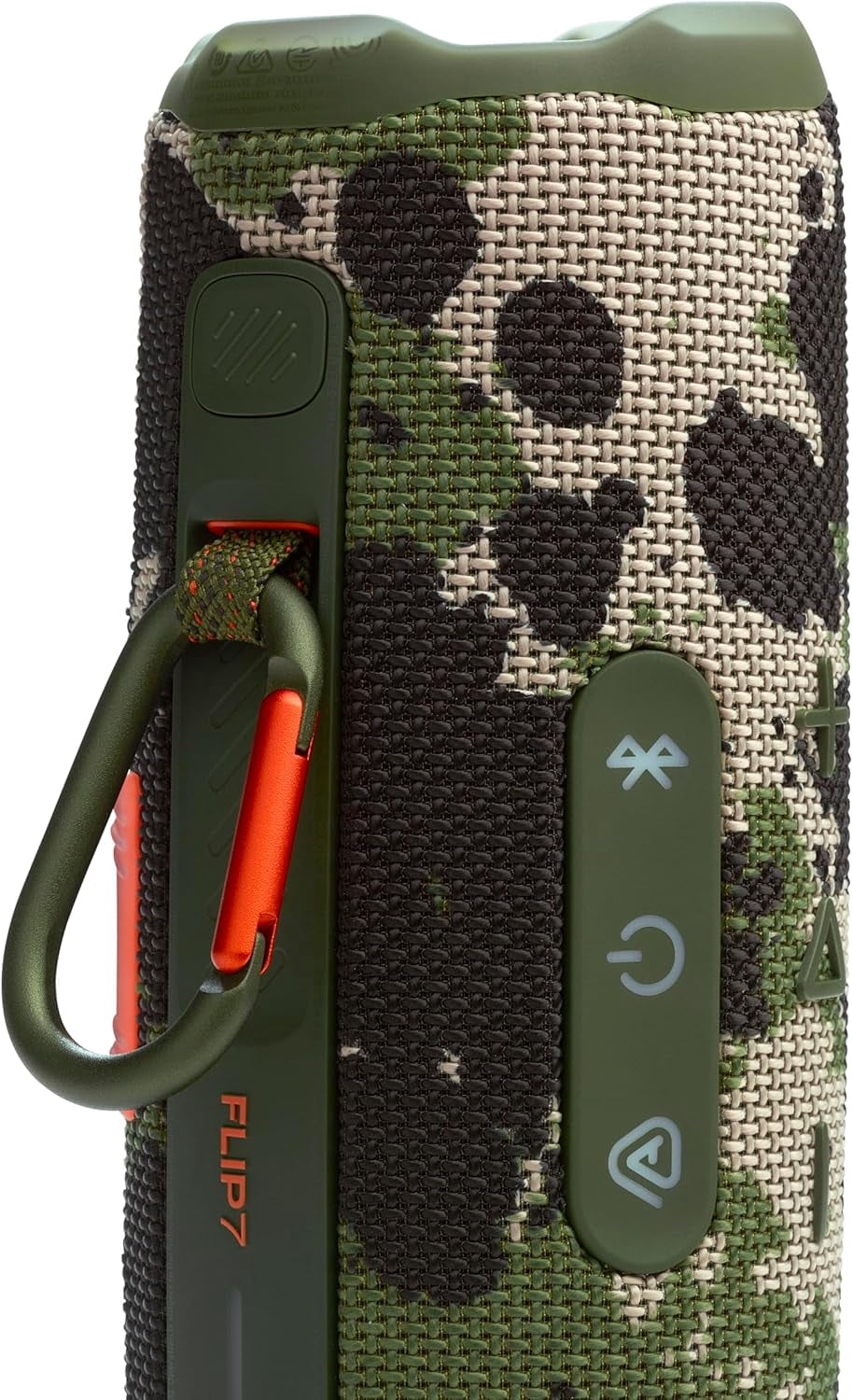 Open Box JBL Flip 7 - Portable waterproof and drop-proof speaker, Bold JBL Pro Sound with AI Sound Boost, 16Hrs of Playtime, and PushLock system with interchangeable accessories (Squad)