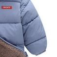 thumbnail image 5 of Esho Toddler Boys Girls Thicken Fleece Hooded Coats Jackets, Kids Winter Warm Snow Clothes Outwear 12M-6T, 5 of 6