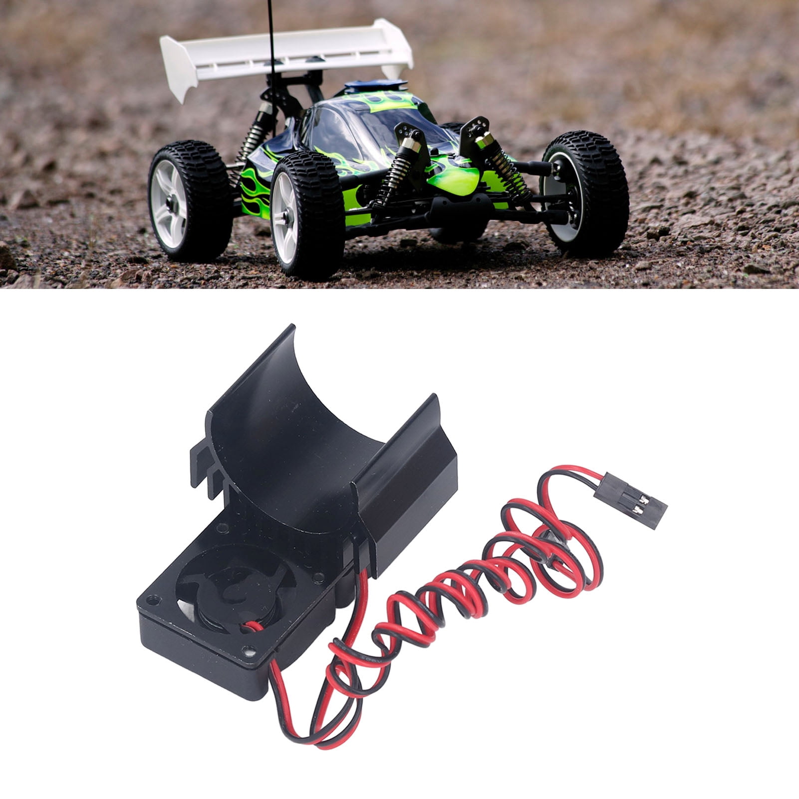 Kit Ventilateur Dissipateur En Alu Pour RC – Compatible Slash 4x4 VXL, Rustler, Stampede, Hoss, étanche IP44