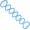 Blue, variant on 7 Ring Stretch Resistance Exercise Band: Adjustable Workout Bands Miracle Miles Band, Yoga Stretching, Arm, Shoulders Foot, Leg Fitness Home Gym Fitness Program Exercise Bands Stretch Bands