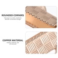 thumbnail image 3 of Weiweiguan 50pcs Jewelry Necklace Making Leather Crimp Ends Practical Ribbon Ends Clips, 3 of 7