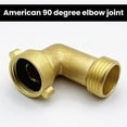 thumbnail image 2 of 10 Pack Garden Hose Elbow 90 Degree Hose Adapter Hose Elbow 3/4 Inch, 2 of 5