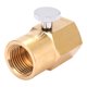 thumbnail image 1 of Adaptador de cilindro de CO2 para el hogar de latón conector de botella de agua de soda de transformación, 1 of 7
