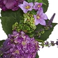 thumbnail image 2 of Nearly Natural 4213 24 in. Hydrangea Wreath, 2 of 5