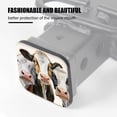 thumbnail image 3 of Hitch Cover Fits For 2-Inch Hitch,Three Cows Close-Up Portraitrubber Trailer Hitch Cover Tube Plug Insert,Car Exterior Accessories, Receiver Tube Hitch Plug, 3 of 6