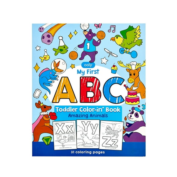 abc: libro para colorear de animales aso OOLY 118-258