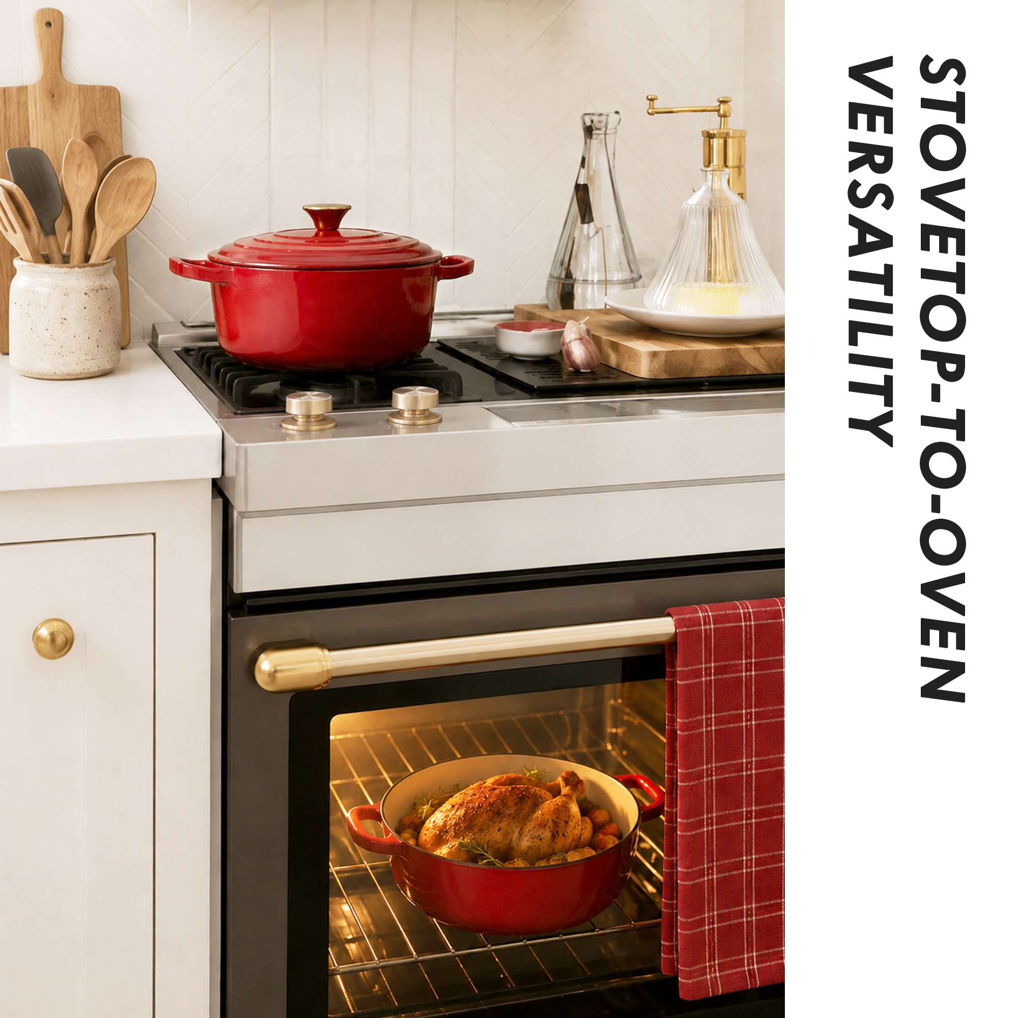 Carote 4.5-Quart Enameled Cast Iron Dutch Oven photo 8