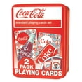 thumbnail image 2 of Masterpieces Puzzle Company Coca-Cola Playing Cards (2-Pack) in Collectible Tin, 2 of 6