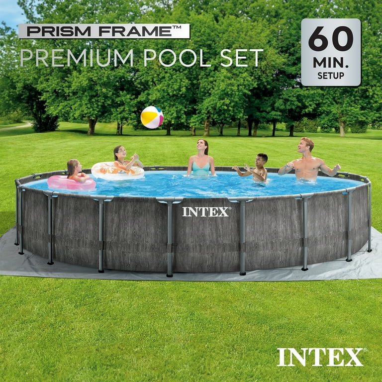 love＆pool INTEX Prism Frame 18ft x 48in Pool Set | Academy