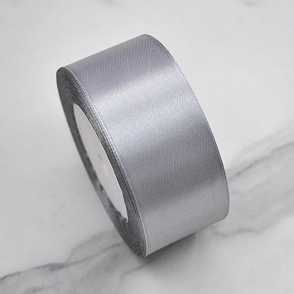 Nvzi Ribbon, Rose Flower, Ribbon, Bow Ribbon, Silver Grey