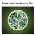 thumbnail image 2 of PhooArto Flower Butterfly Dragonfly Pattern 4 PCS Crystal Glass Cabinet Knobs, Drawer Kitchen Cabinets Dresser Cupboard Wardrobe Pulls Handle - Glowing in the Dark, 2 of 7
