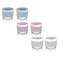 Ice Ball Maker Mold 6PCS Stackable - Large 2.4 Inch Round Sphere Ice Cube Molds for , Cocktails, Bourbon & Drinks - Food Grade Silicone with Lid Easy Release