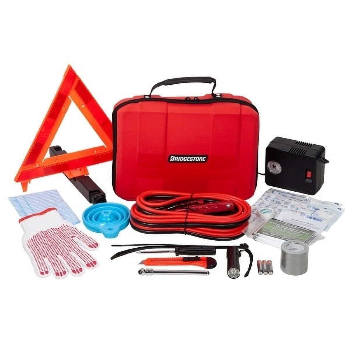 Bridgestone Auto Safety Emergency Kit, 50 Pieces