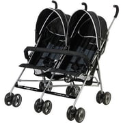 Dream On Me Twin Stroller, Black