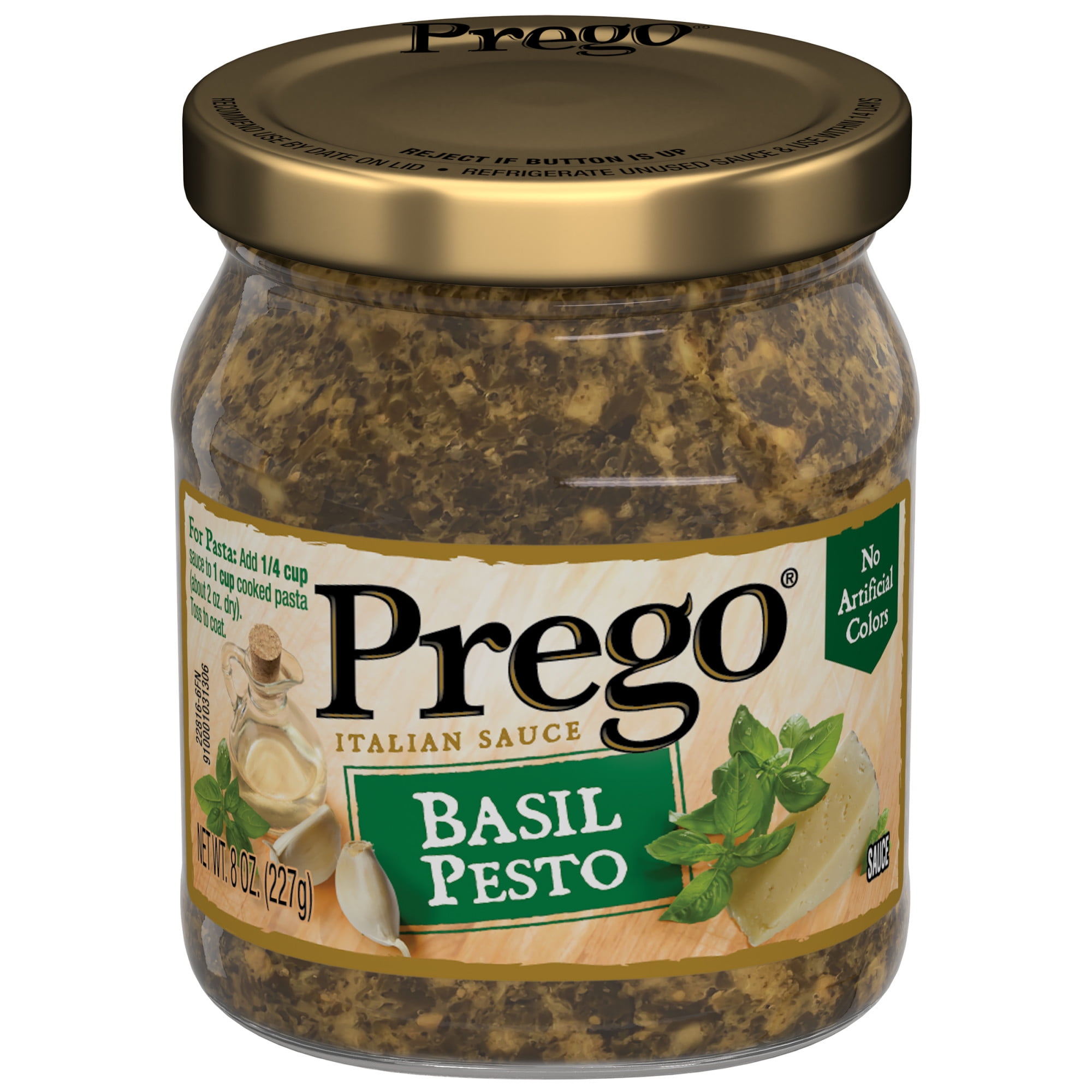 Prego Basil Pesto Sauce, 8 Oz Jar